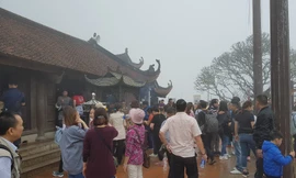 Rằm tháng Giêng, lò đốt vàng mã nguội lạnh tại nhiều chùa Quảng Ninh