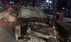 'Xe điên' đâm liên hoàn trong đêm ở Hải Phòng