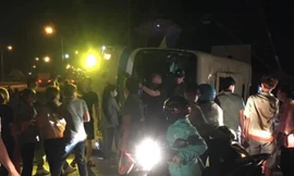 Tai nạn giao thông nghiêm trọng 1 người chết, 15 người bị thương