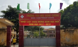 Trường Tiểu học Đặng Cương, nơi xảy ra sự việc