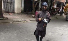 Công an Hải Phòng cảnh báo, truy tìm người ăn xin mặt đen