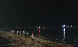 Người đàn ông đuối nước tại bãi tắm đang thi công ở Quảng Ninh