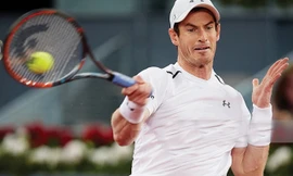 Murray nối dài chuỗi ngày đáng quên với thất bại ở Madrid Open. Ảnh: GETTY IMAGES.