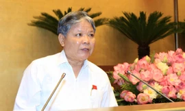 Bộ trưởng Bộ Tư pháp Hà Hùng Cường: Không bỏ án tử hình với tội danh tham ô, nhận hối lộ. Ảnh: Như Ý.