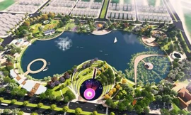 Phối cảnh tổng thể Công viên Thiên văn học ngoài trời đầu tiên tại Đông Nam Á rộng 12ha.