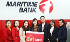 Maritime Bank tìm ra chủ nhân giải thưởng sổ tiết kiệm