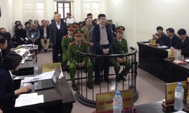 Toàn cảnh phiên tòa xét xử Giang Kim Đạt và đồng phạm.