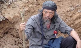 Diễn viên Trung Anh trong phim “Những đứa con của làng”