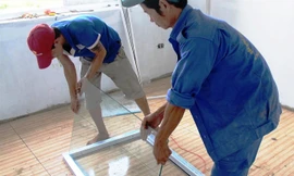 Căn hộ chung cư Aranya Huế trong giai đoạn hoàn thiện.