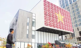 Nhà trưng bày Hoàng Sa. Ảnh: Thanh Trần.