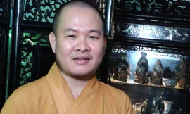 Sư thầy Thích Minh Thông.