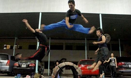 “Lò” luyện cascadeur Quốc Thịnh.