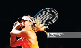 Maria Sharapova có sự khởi đầu thuận lợi ngày trở lại sau bê bối doping. Ảnh: GETTY IMAGES.