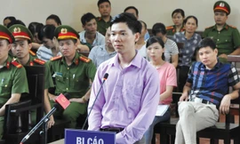 Bị cáo Hoàng Công Lương tại tòa.