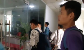 Các học viên của Trung tâm ngoại ngữ không phép MST.