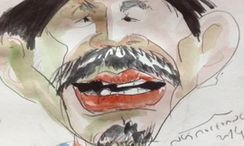 Tranh: Nguyễn xuân Hoàng.