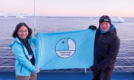 Nguyễn Thị Thùy Vân trong Hành trình 2041 đến Nam Cực.