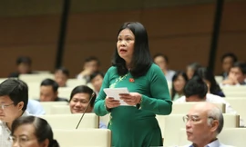 ĐB Trần Thị Dung, Phó Chủ nhiệm Ủy ban Pháp luật của Quốc hội. Ảnh: Như Ý.