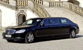Pullman Guard S600 là dòng xe siêu sang của Mercedes-Benz chuyên phục vụ chính khách và trên thị trường có giá khoảng 1,4 triệu USD. Ảnh minh họa
