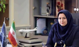 Tổng giám đốc Iran Air Farzaneh Sharafbafi.