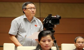 ĐB Đỗ Ngọc Niễn (Bình Thuận) đề nghị nên quy định hai hình thức trưng cầu ý dân trong phạm vi toàn quốc và địa phương hoặc khu vực. Ảnh: Như Ý.