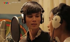 “Vợ chồng” Thanh - Đào trong Điều ước thứ 7 phát trên VTV3.