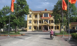 Trụ sở UBND xã Thạch Bằng, Lộc Hà, Hà Tĩnh.