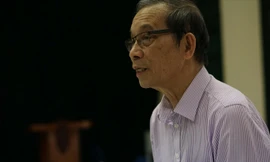 Nhà thơ Bằng Việt rút khỏi đề cử lãnh đạo Hội Liên hiệp VHNT Hà Nội. Ảnh: Toan Toan.