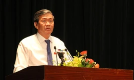 Thường trực Ban Bí thư Đinh Thế Huynh tiếp xúc cử tri Đà Nẵng ngày 4/8.