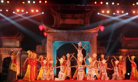 Chuyên gia cho rằng kể câu chuyện Cổ Loa không thể dùng cách trình diễn thông thường. Ảnh: H.Nguyên.