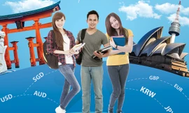 Mua ngoại tệ du học, nhận nhiều quà thêm vui