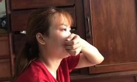 Chị Hân em gái anh Nam. Ảnh: Ngô Bình.