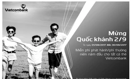 Vietcombank ưu đãi các chủ thẻ nhân dịp 2/9
