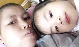 Chị Nguyễn Thị Thu Huyền và con gái Diệp Bảo Vy. Ảnh: nhân vật cung cấp.