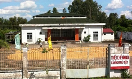 Nhà văn hóa xã Vĩnh Phú Tây Phước Long hoạt động không hiệu quả.