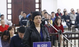 Tòa án nhân dân TP Hà Nội đã xét xử sơ thẩm và tuyên án bị cáo Châu Thị Thu Nga tù chung thân. Ảnh: Doãn Tấn/TTXVN.