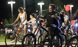 “Đêm diễu hành xe đạp” ở Mátxcơva.