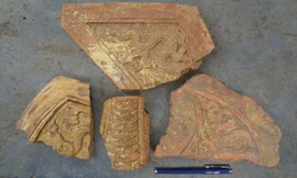 Một số hiện vật tìm thấy ở núi Xuân Đài.