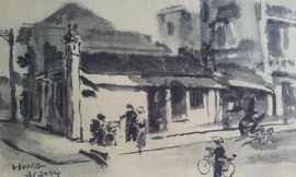 Một tác phẩm của họa sỹ Nguyễn Lương Hùng.