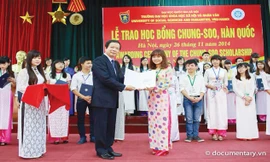 Lương Thị Thảo xuất sắc giành học bổng Chung -Soo của Hàn Quốc.