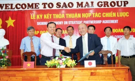 Lễ ký kết hợp tác giữa Sao Mai Group và Công ty Koyo Corporation thuộc Tập đoàn Koyo Group (Nhật Bản).