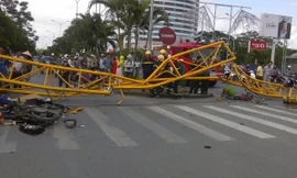 Giám định nguyên nhân sập cẩu làm 3 người thương vong