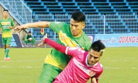 Cần Thơ đã thất bại trong trận “sinh tử chiến” với CLB Sài Gòn. Ảnh: VSI.