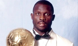 Cựu danh thủ George Weah trở thành Tổng thống thứ 25 của Liberia​. Ảnh: GETTY IMAGES.