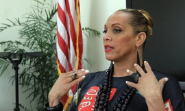 18 năm trong nghề DJ đưa Lina đi khắp thế giới và giờ là Hà Nội. Ảnh: N.M.Hà.