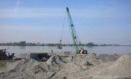 Dự án lấn sông Đông Nai. Ảnh: Thanh Niên