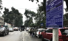 Đỗ xe iParking trên các tuyến phố nội đô.