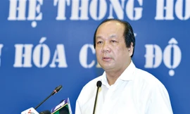 Theo Bộ trưởng, Chủ nhiệm VPCP, nhiều báo cáo chất lượng chưa cao, còn nhiều sao chép, trùng lặp không cần thiết. Ảnh: V.K.