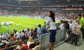 Ðội tuyển Anh trên sân chuẩn bị vào hiệp phụ. ảnh: LXS.