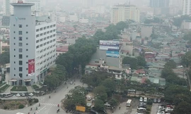 Tuyến đường Hoàng Cầu -Voi Phục chuẩn bị được mở rộng.